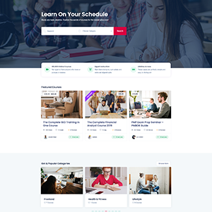 A LearnUp - Education WordPress Theme